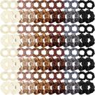 Elásticos de cabelo Dingion Satin 96 peças para meninas e mulheres