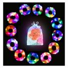 Elásticos de cabelo LED Light Up Lolalet 12 unidades para lembrancinhas Elásticos de cabelo LED Light Up Lolalet 12 unidades para lembrancinhas