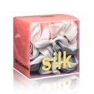 Elásticos de cabelo Silmer Silk 100% Mulberry Silk, pacote com 3