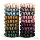 Elásticos de cabelo TIZZYT 18 peças espiral fosco sem marcação