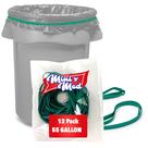 Elásticos Mini n Mod para latas de lixo de 208,2 L pacote com 12