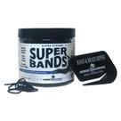 Elásticos Produto saudável para o cuidado do cabelo Super Bands Black Elásticos Produto saudável para o cuidado do cabelo Super Bands Black