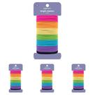 Elastics Amazon Basics Bright, 32 unidades (pacote com 4)