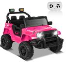 Electric Ride on Car XVD 12V Kids com controle remoto rosa