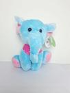 Elefante Apaixonado Azul de Pelúcia 20 cm - Tuka Toy - 18-1549M-25
