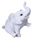 Elefante Branco Baby Decor Indiano Resina Sorte Sabedoria