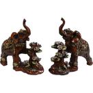 Elefante Com Árvore (cx. 02 Pçs.) - F 23804 Elefante Com Árvore (cx. 02 Pçs.) - F 23804
