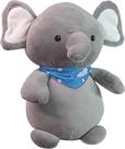 Elefante De Pelúcia Safari Com Lencinho 30Cms