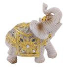 Elefante Decorativo em Resina 8,5cm - Charme e Sorte em Cada Detalhe Elefante Decorativo em Resina 8,5cm - Charme e Sorte em Cada Detalhe