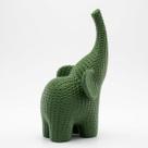 Elefante Decorativo Texturizado Médio Efeito Tricot PLA Elefante Decorativo Texturizado Médio Efeito Tricot PLA