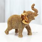 Elefante enfeite de resina dourado Elefante enfeite de resina dourado