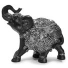 Elefante Enfeite Sabedoria Indiano Escultura De Resina 19cm Elefante Enfeite Sabedoria Indiano Escultura De Resina 19cm