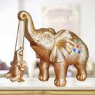 Elefante Indiano Com Filho Balanço Sorte E Sabedoria Decor