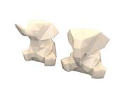 Elefante Poligonal Para Enfeite Lindo 10cm Elefante Poligonal Para Enfeite Lindo 10cm
