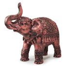 Elefante Sorte Indiano Enfeite Sabedoria Escultura de Resina