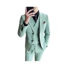 Elegante Terno Slim Fit Rosa De 3 Peças Para Homens, Colete, Calças, Blazer Formal Para Casamento E Elegante Terno Slim Fit Rosa De 3 Peças Para Homens, Colete, Calças, Blazer Formal Para Casamento E