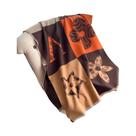 Elegante Xale De Pashmina Imitação De Cashmere Grosso E Quente Com Padrão Jacquard Para O Inverno