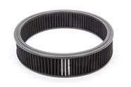 Elemento do filtro de ar Edelbrock 43668 preto com encaixe específico para veículo Elemento do filtro de ar Edelbrock 43668 preto com encaixe específico para veículo