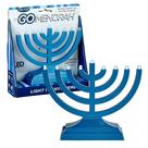 Elétrico Menorah Rite Lite Go Mini Metálico Azul Claro Elétrico Menorah Rite Lite Go Mini Metálico Azul Claro
