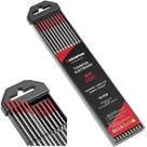Eletrodo de tungstênio ARCCAPTAIN 2% Thoriated TIG Welding, pacote com 10