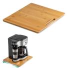 Eletrodoméstico Slider ANBOXIT Bamboo para cafeteira 13x14 cm