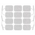 Eletrodos Autoadesivos 5x5cm TENS FES Kit 12 Und Fisioterapia Alívio Dor Muscular