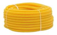 Eletroduto Conduíte Corrugado 1 Polegada Rolo 50 Mts Amarelo