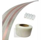 Eletrofita 10a Com 2 Metros Kit Conector Fita Adesiva