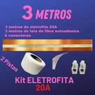 Eletrofita 20a 2 Pistas 3 Metros + 4 Conectores Sindal Tela