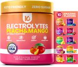 Eletrólito em pó Keppi Peach Mango Flavor 50 porções