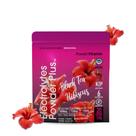 Eletrólito em pó, vitamina C, chá preto, hibisco, ceto
