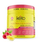 Eletrólitos em pó Keto Vitals, limonada de framboesa, 60 porções Eletrólitos em pó Keto Vitals, limonada de framboesa, 60 porções