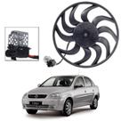 Eletroventilador, gm corsa, montana, 1.4 1.8, sport, gasolina, flex, 2005 a 2011 hvr001154
