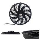 ELETROVENTILADOR ORIGINAL SPAL 12P PERFIL BAIXO ASPIRANTE 12V Única