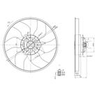 Eletroventilador Renault Kangoo 2007 a 2014 GAUSS GE1008