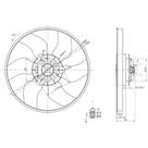 Eletroventilador Renault Megane 1997 a 2000 GAUSS GE1008