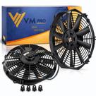 Eletroventilador Universal 12" 12v Pa Reta para Ar Condicionado