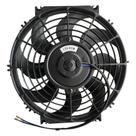 Eletroventilador Universal Ar Condicionado 10 Polegadas 12 Volts 80 Watts 8 Pás Em S Soprante