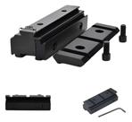 Elevador Conversor Qd3 Trilho 11mm Para 20mm 3em1 Metal Esportivo
