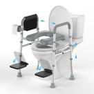 Elevadores de assento de vaso sanitário Katgogoo ajustáveis para serviços pesados 500 libras
