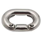Elo de Emenda para Corrente Calibrada Fabricado em Aço Inox 316 8mm