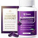 ELSORY Elvera Elderberry Suplemento 120 cápsulas com zinco e vitamina C ELSORY Elvera Elderberry Suplemento 120 cápsulas com zinco e vitamina C