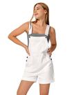 Em geral, shorts Roswear Denim para mulheres, linho, branco, tamanho L