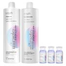Emáh Miracle Nutrition - Shampoo 1L + Condicionador 1L + 3x Ampola 13ml Emáh Miracle Nutrition - Shampoo 1L + Condicionador 1L + 3x Ampola 13ml