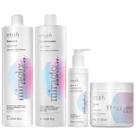 Emáh Miracle Nutrition - Shampoo 1L + Condicionador 1L + Máscara 500g + Leave in 200ml