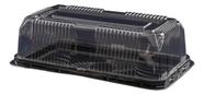 Emb Pet Torta Retangular Peq Bp-65 Pr- C/ 50 Unid Cor Preto Branco