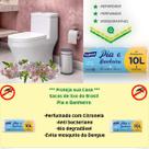 Embala Lixo 10 Litro Pia Tamanho 34cmx40cm Banheiro Pia 50un