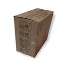 Embalagem 400ml Petisqueira 4 Divisórias G540 Transparente Com Tampa Galvanotek c/100 un