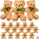 Embalagem a granel de 25 cm para animais de pelúcia Hydren Bear, pacote com 18 para bebês