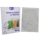 Embalagem a Vácuo 28x40cm - 100 Unidades Gofrada Transparente em Sacos Pré-Formados